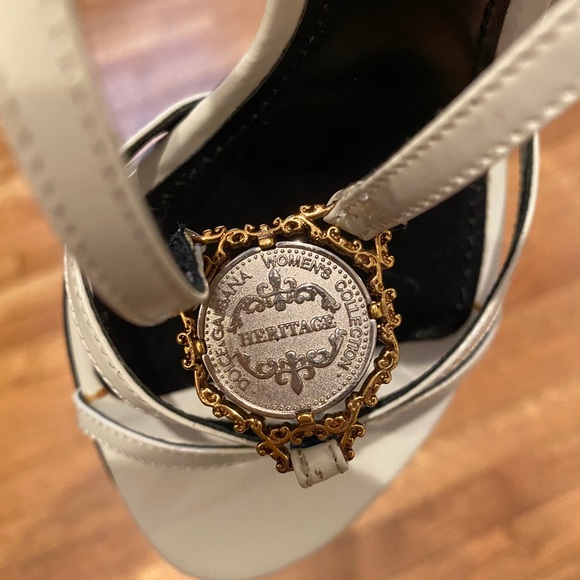 Dolce & Gabbana white straps heels - Picture 11 of 16